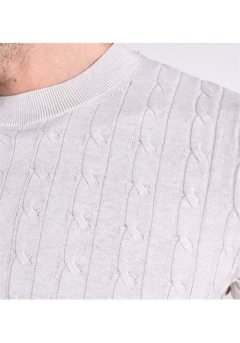 Gran Sasso half-sleeve Fresh Cotton shirt in sand beige GRAN SASSO | 5719420679006